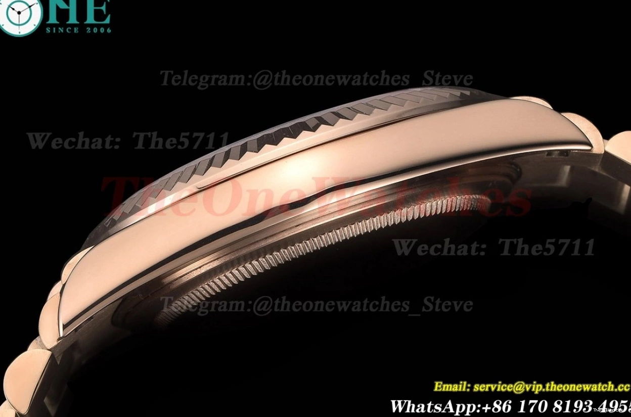 RG GDF 40mm Daydate Dial MY8215 Gold Rose RG 0205